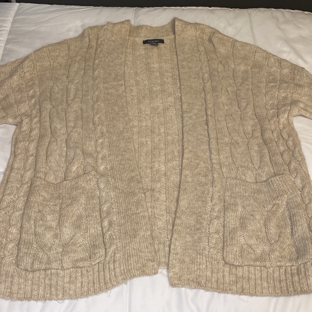 Tan primark cardigan